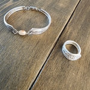 Spoon Ring and Spoon magnetic bracelet